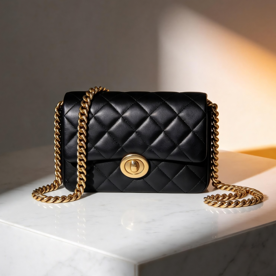 Quilted Chain Crossbody