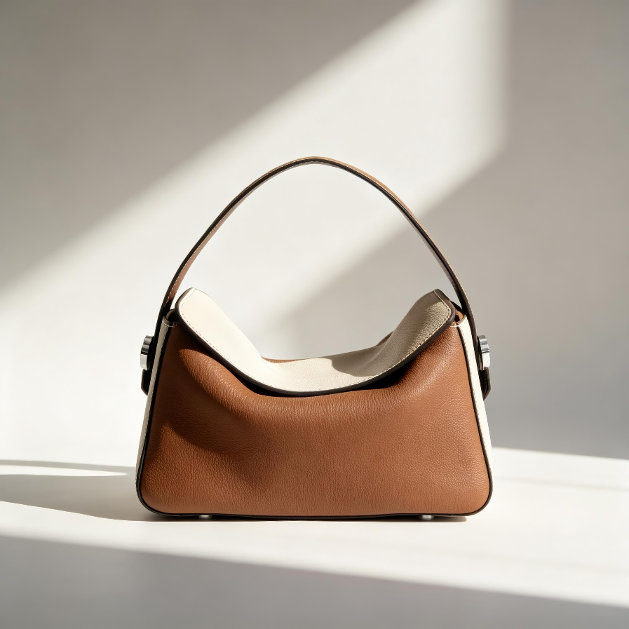 Two-Tone Shoulder Bag